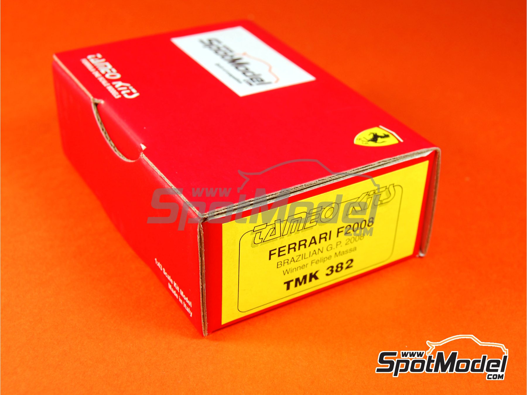 Tameo Kits TMK382: Car scale model kit 1/43 scale - Ferrari F2008